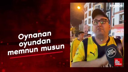 ESH Spor Fenerbahçelilere sordu: Oynanan oyundan memnun musun?