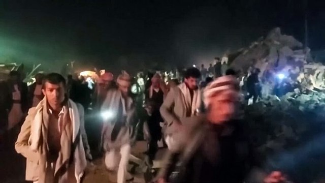 اليمن: ضحايا ما زالوا تحت الأنقاض جراء الغارة الأمريكية وعمليات البحث مستمرة