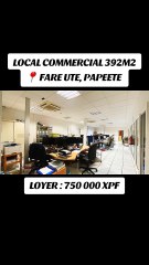 Location local commercial Fare Ute - Papeete