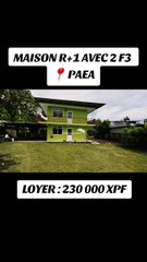 Location Maison avec 2 F3 - Paea