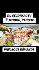 Vente appartements résidence marama-papeete-tahiti