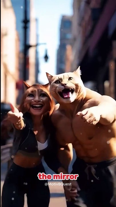 Slim Cat Gym Journey  why his friend laugh on him