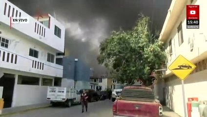 Incendio se sale de control en Altamira, Tamaulipas; llamas alcanzan viviendas