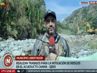 Mérida | Realizan trabajos para mitigar los riesgos de desbordamiento en el acueducto Chama-Ejido