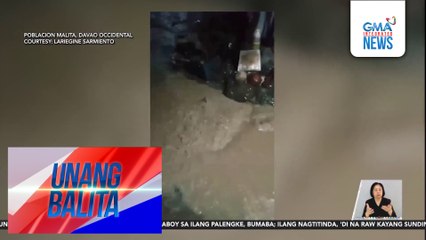 Ilang barangay, binaha dahil sa malakas na ulan | Unang Balita