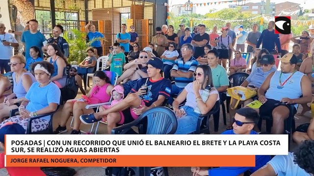 Posadas | Con un recorrido que unió el balneario El Brete y la playa Costa Sur, se realizó “Aguas Abiertas