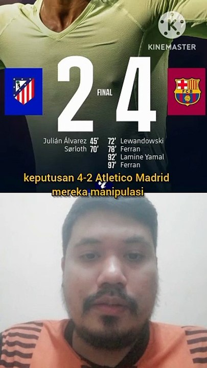 Atletico Madrid 2-4 Fc Barcelona