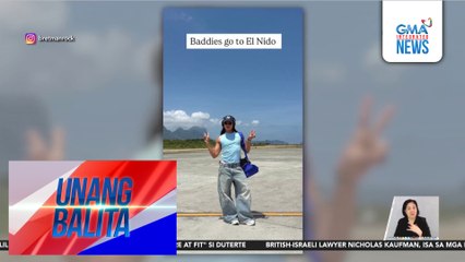 Vlogger Bretman Rock, nagbabakasyon sa El Nido, Palawan | Unang Balita