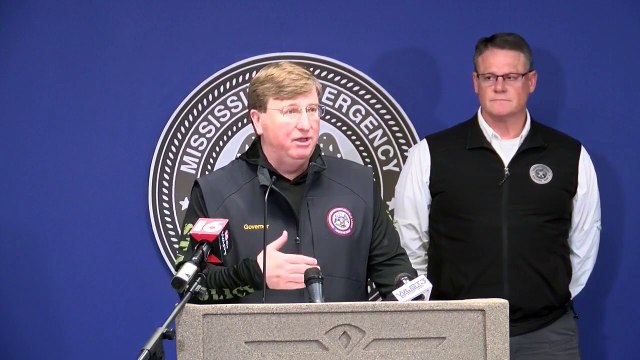 Mississippi governor holds news conference on deadly tornado outbreak