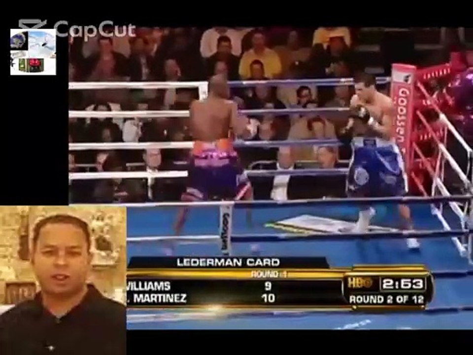 La primera pelea entre Sergio Maravilla Martínez y Paul The Punisher Williams