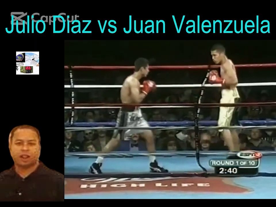 Julio Diaz vs Juan Valenzuela KO en el 1er round