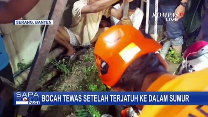 Bocah Usia 4 Tahun Meninggal Usai Terjatuh ke Sumur Sedalam 16 Meter di Serang