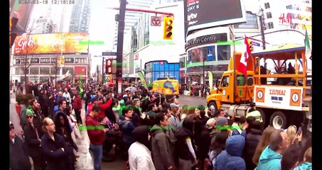 St Patricks Day Parade 2025 - Rained out timelapse at sankofa square