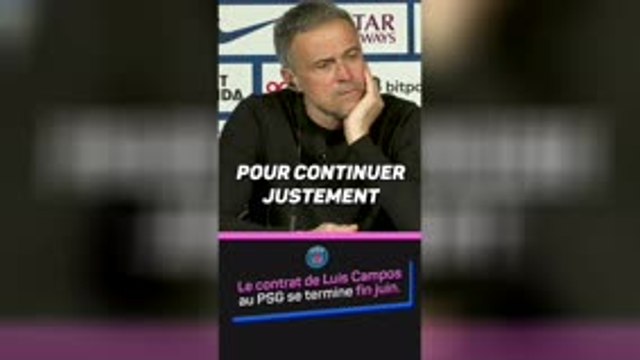 FOOTBALL : Ligue 1 : PSG - Enrique veut que Luis Campos prolonge