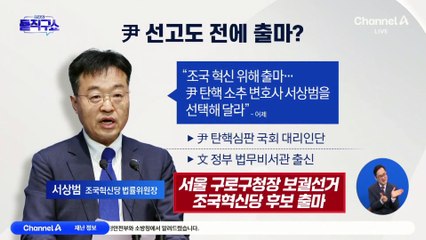 ‘尹 탄핵 국회 대리인단’ 서상범, 구로구청장 출마