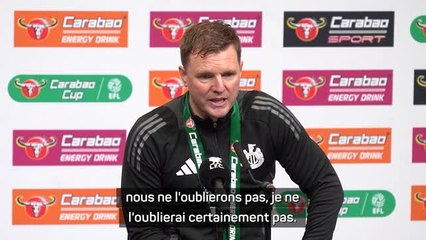 Newcastle - Enfin un trophée pour Howe et les Magpies : “Un jour que personne n’oubliera !”