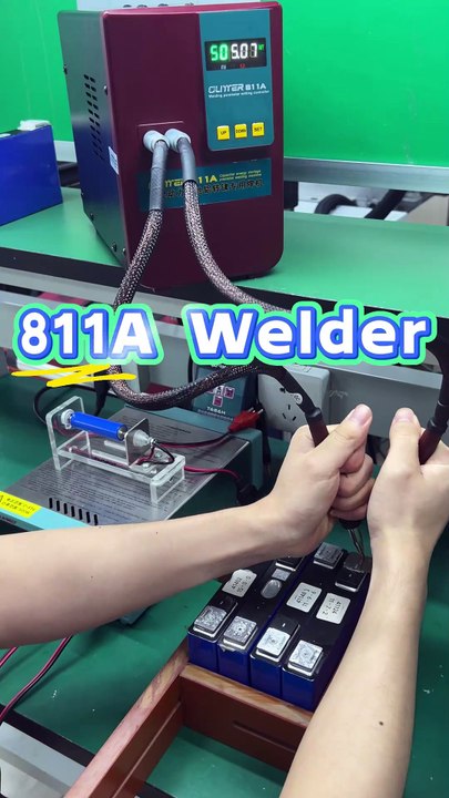 811A LiFePO4 Power Battery Aluminum To Nickel Welding Machine For LiFePO4 battery..