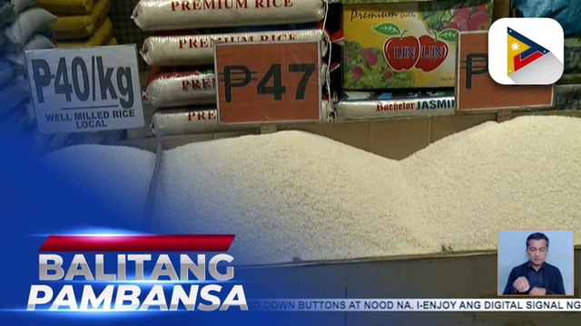 D.A., plano pang ibaba ang MSRP ng broken imported rice sa katapusan ng buwan