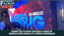 Video of Marcos suspected of taking drugs exposed at press conference