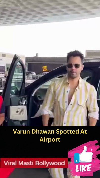 Varun Dhawan Spotted At Airport
