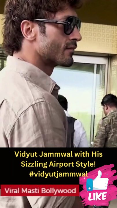 Vidyut Jammwal with His Sizzling Airport Style!