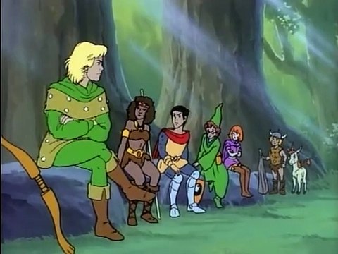 Dungeons & Dragons 05 In Search of the Dungeon Master, Action Adventure Fantasy, animation, ダンジョンズ&ドラゴンズ アニメーション