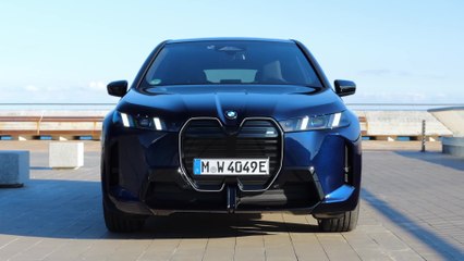 BMW iX M70 xDrive Design Preview in Tanzanite Blue