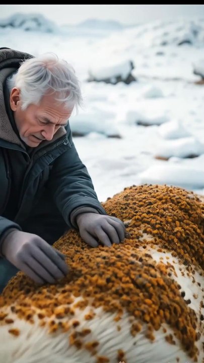 🐻❄️ Elderly Hero Saves Polar Bear from Beehive Nightmare! 🐝❤️