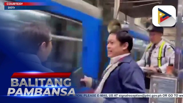 DOTr Sec. Dizon, personal na nag-inspeksyon sa MRT-3; Pila ng mga pasahero sa tren, tiniyak na mas pabibilisin pa