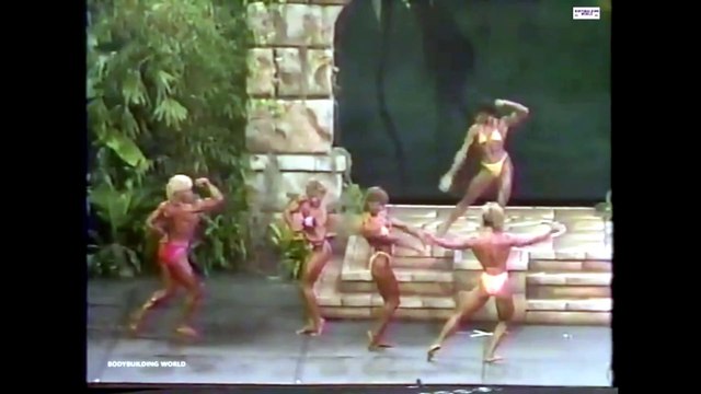 The Middleweight - 1986 NPC Women's National Bodybuilding Championships real