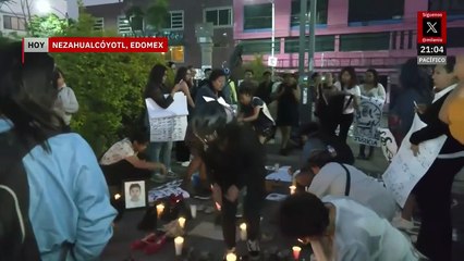 Nezahualcóyotl se une en manifestación y vigilia por los desaparecidos