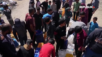 Warga Gaza Masih Kesulitan Peroleh Air Bersih