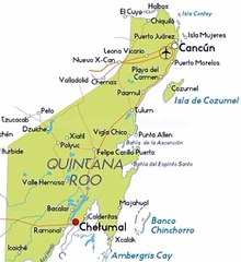 Map of Quintana Roo. Peta Quintana Roo. Quintana Roo Map. Map of Quintana Roo State. Peta Negara Bagian Quintana Roo. Quintana Roo States Map. Map of State of Quintana Roo. State of Quintana Roo Map.