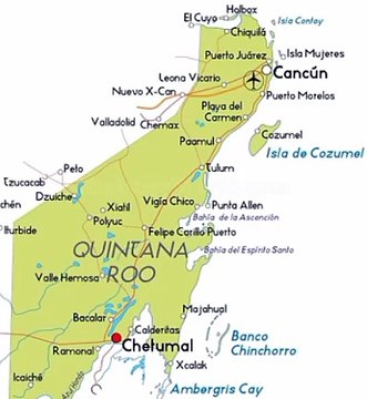 Map of Quintana Roo. Peta Quintana Roo. Quintana Roo Map. Map of Quintana Roo State. Peta Negara Bagian Quintana Roo. Quintana Roo States Map. Map of State of Quintana Roo. State of Quintana Roo Map.