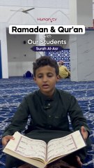 Surah Al-Asr – Ramadan & Qur’an with Our Students – HCR Education Project.