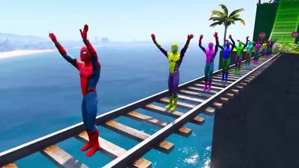 SPIDER MAN squad session mod edit in GTA v play!on Motorcycle in Spiral Bridge Stunt Rid🚴‍♂️#raju #gta5 #spiderman #squidgame #movie #bollywood