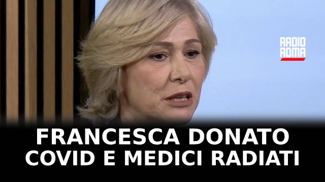 Next , Francesca Donato. Medici radiati e mai risarciti, perché?