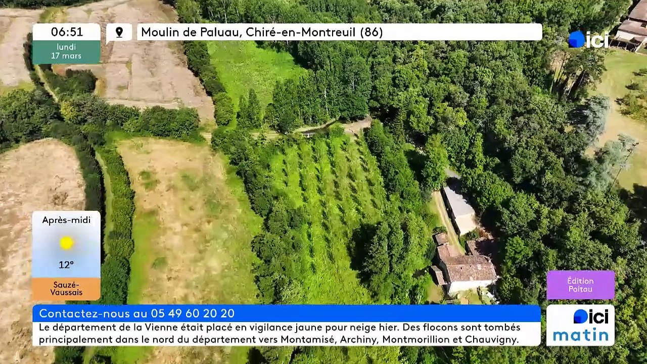 17/03/2025 - ici matin par ici Poitou en vidéo
