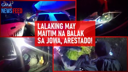 Lalaking may maitim na balak sa jowa, arestado! | GMA Integrated Newsfeed