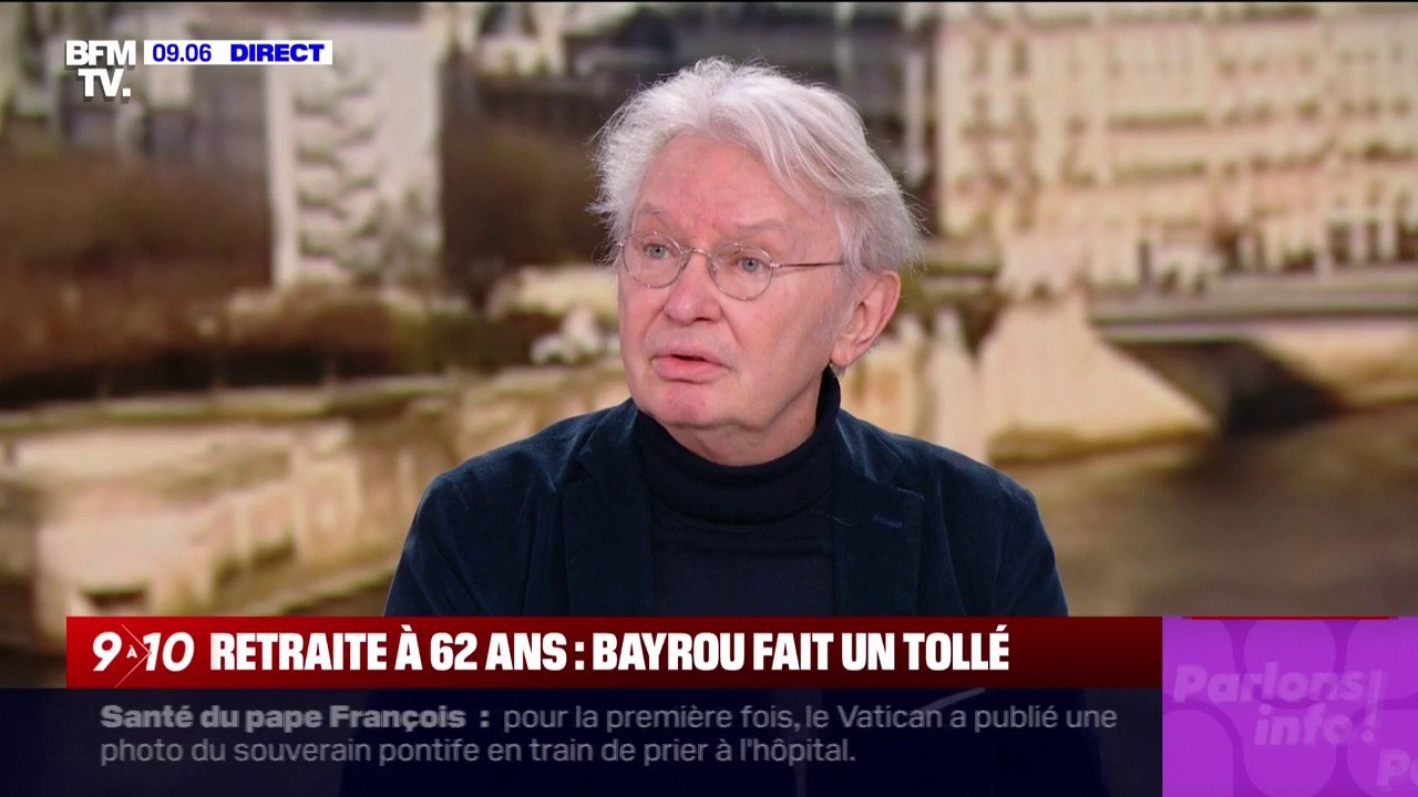 "Est-ce que c'est de la maladresse ou de l'hypocrisie?": Jean-Claude Mailly, ancien secrétaire général FO, réagit au refus de François Bayrou d'abaisser l'âge de départ à la retraite à 62 ans
