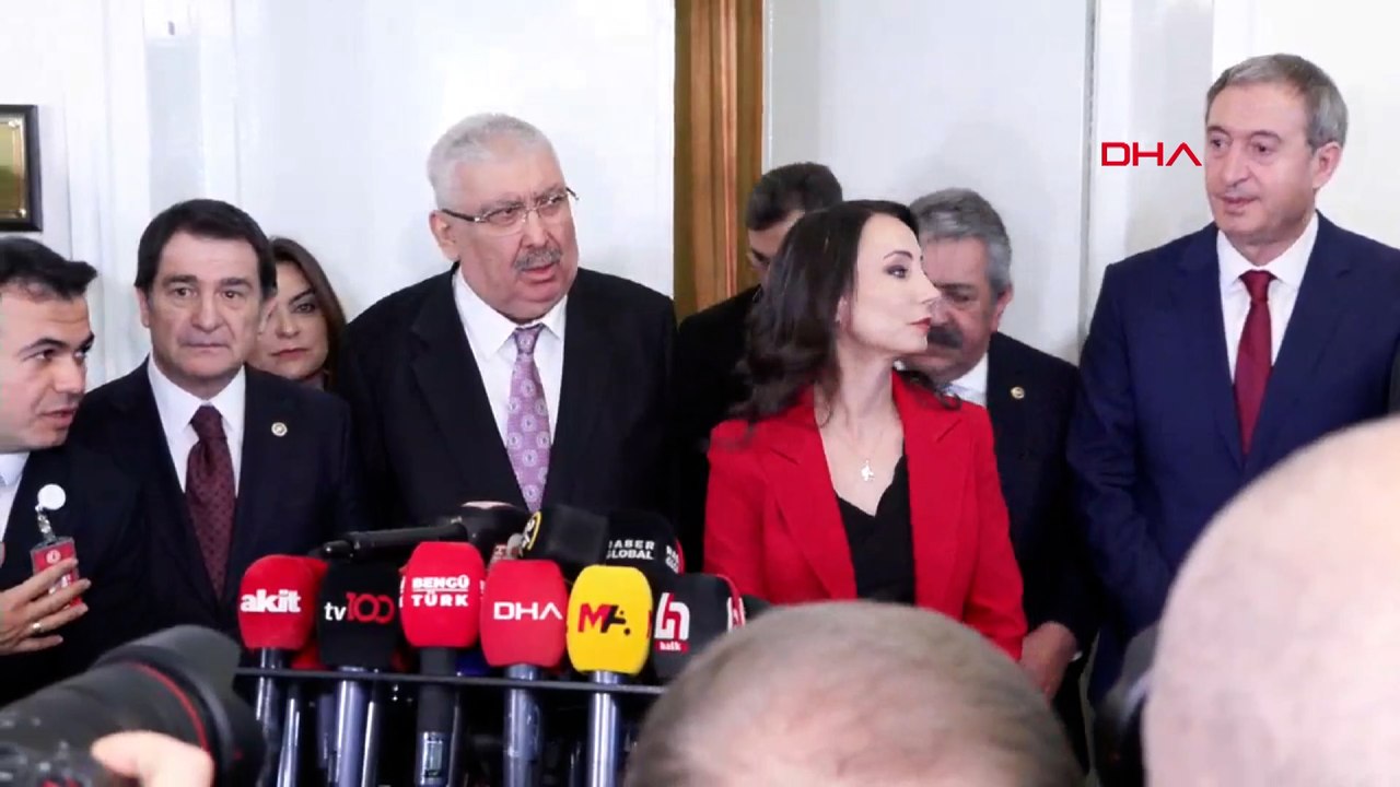 DEM heyeti ile MHP görüşme sonrasında ortak açıklama yaptı