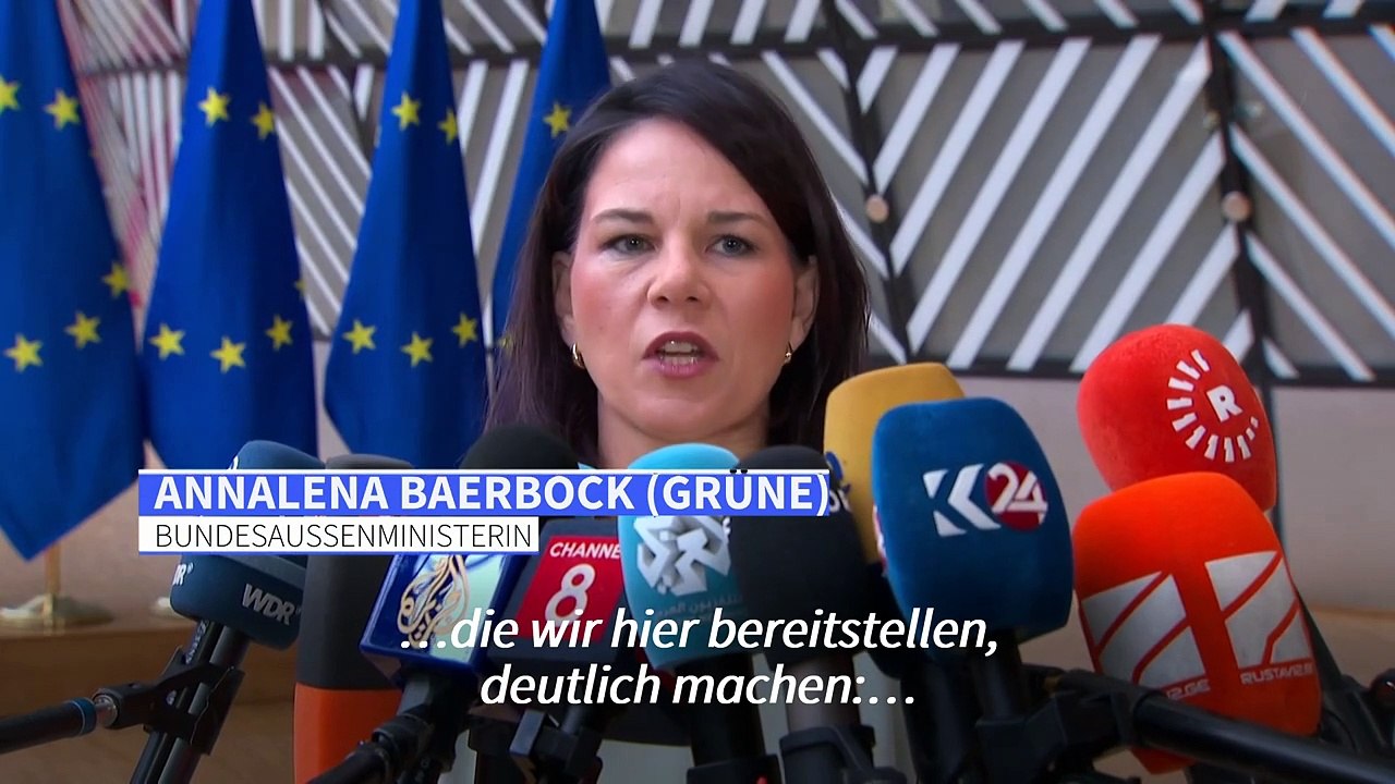 Baerbock sagt 300 Millionen Euro zusätzliche Hilfen für Syrien zu