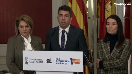 Mazón avanza un acuerdo de legislatura amplio con Vox y acusa a la izquierda de centrarse en "derribar"
