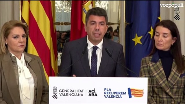 Mazón critica los postulados climáticos extremistas