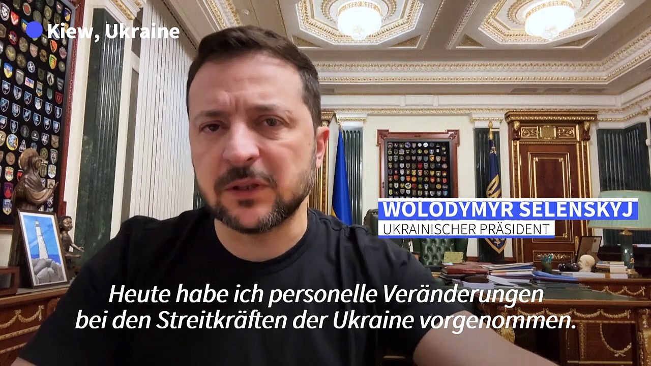 Präsident Selenskyj ersetzt Generalstabschef der ukrainischen Streitkräfte