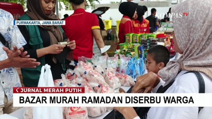Potret Bazar Murah Ramadan Diserbu Warga Purwakarta