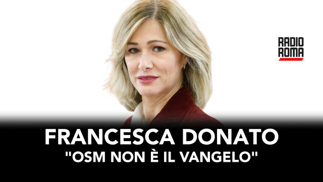 Next , Francesca Donato: OMS considerato il vangelo della scienza