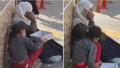 Mardin'de dilencinin lüks telefonu görenleri hayrete düşürdü