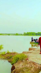 Rescue on the Water’s Edge- Boat Saves Stranded People ❤ #maxRECORDS #Village #Flood