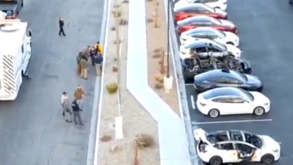 Atacan varios coches Tesla de un concesionario y Trump cree que puede considerarse terrorismo